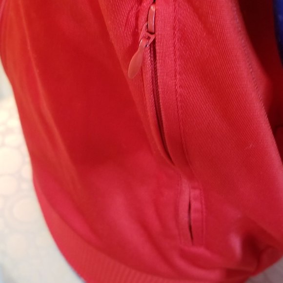 #955 NWOT Adidas Red & Blue Track Jacket S Dolman - Picture 8 of 16